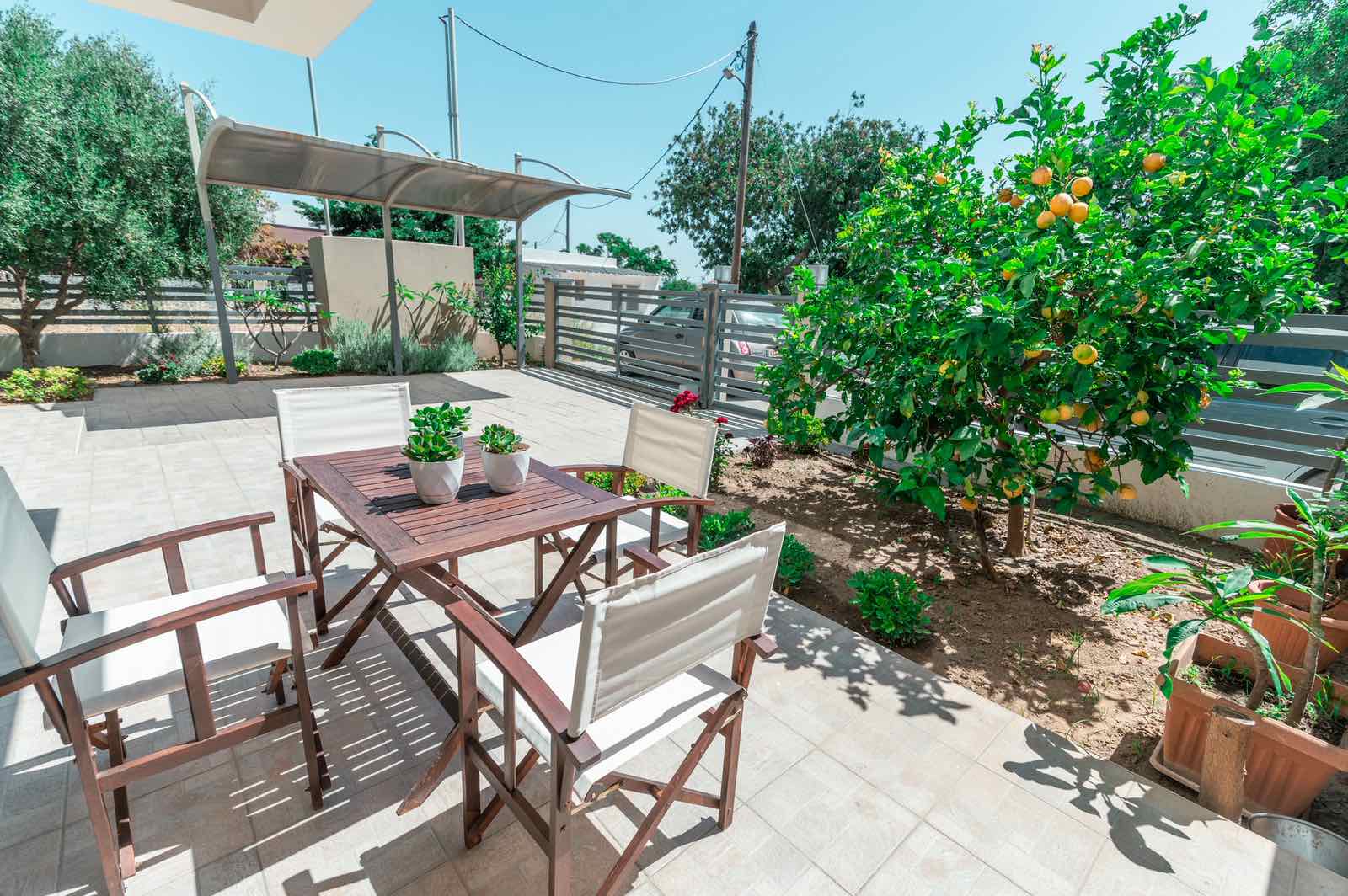 Balcony with garden view